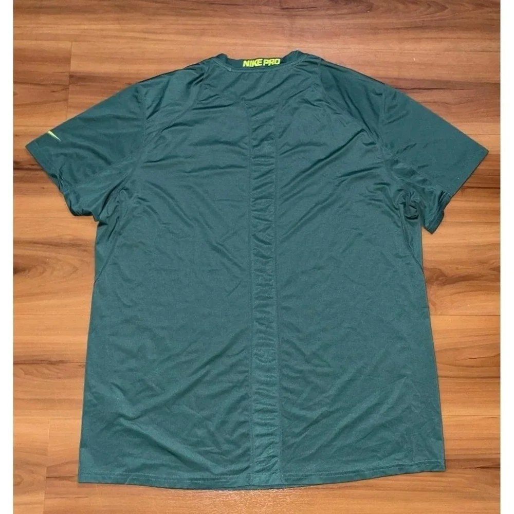 Mens Nike Pro Athletic Performance Active Short Sleeve T-Shirt - Picture 2 of 5